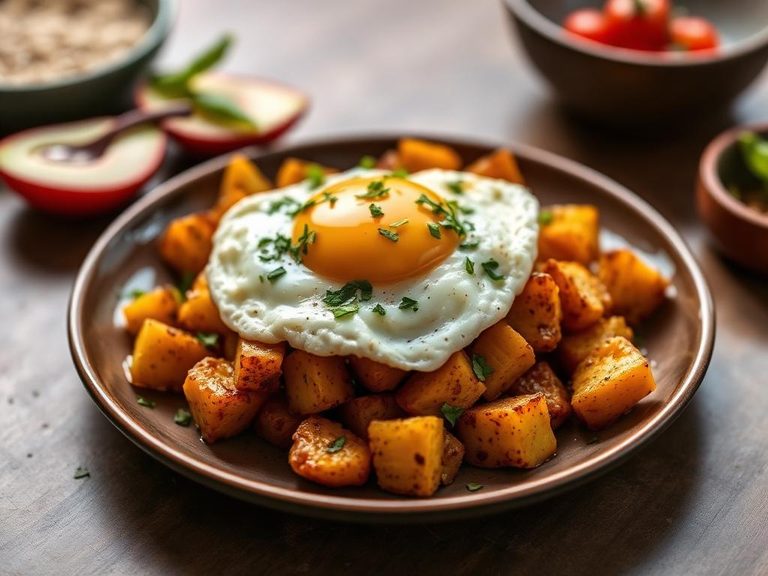 Bombay Potatoes with Egg