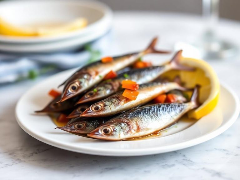 Boquerones en vinagre (Spanish pickled anchovies)