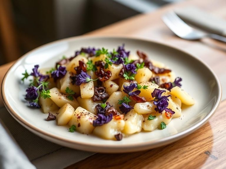 Borage and Potato Mash