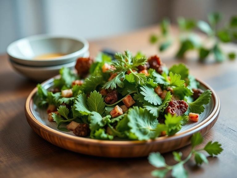 Borage leaf salad