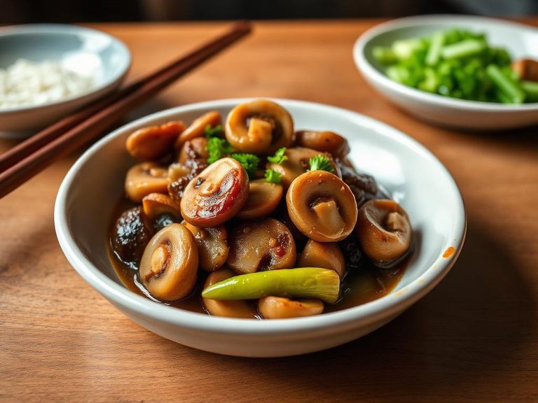 Braised Abalone with Mushrooms (China)