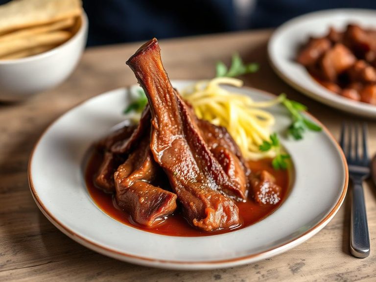 Braised Beef Tongue