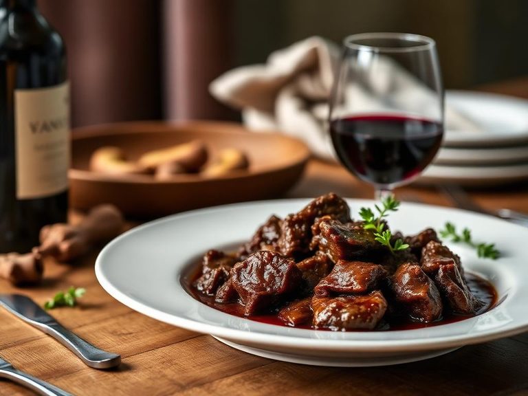 Braised Beef with Red Wine