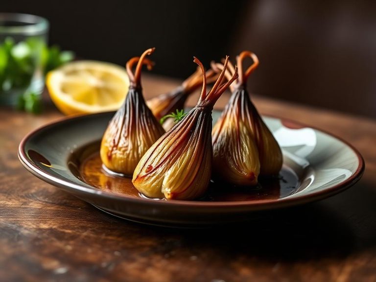 Braised endive with butter and lemon