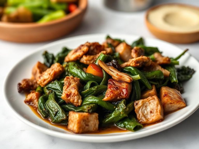 Braised greens with smoked turkey