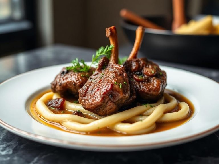 Braised Lamb Brains with Herbs (French)