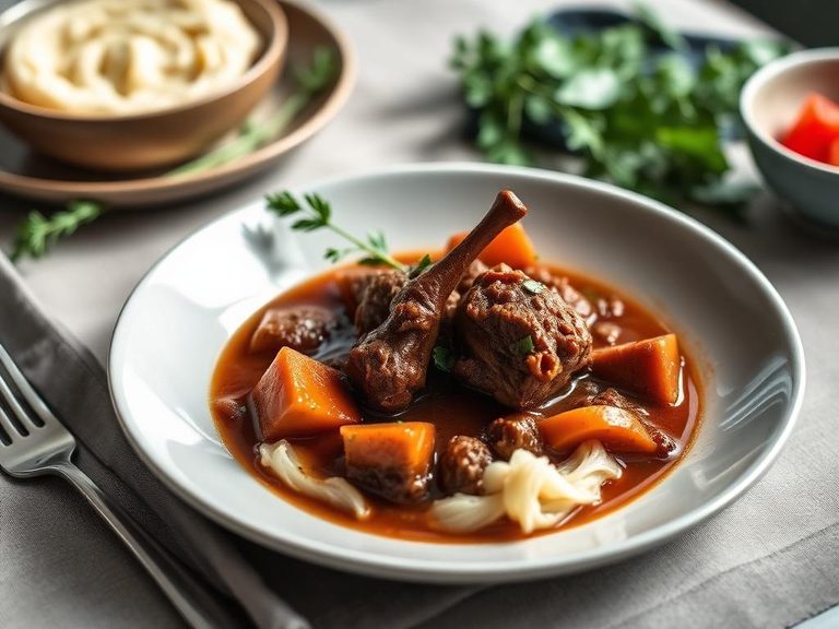 Braised Lamb Heart Stew