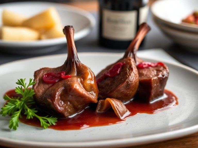 Braised Lamb Heart with Red Wine (French)