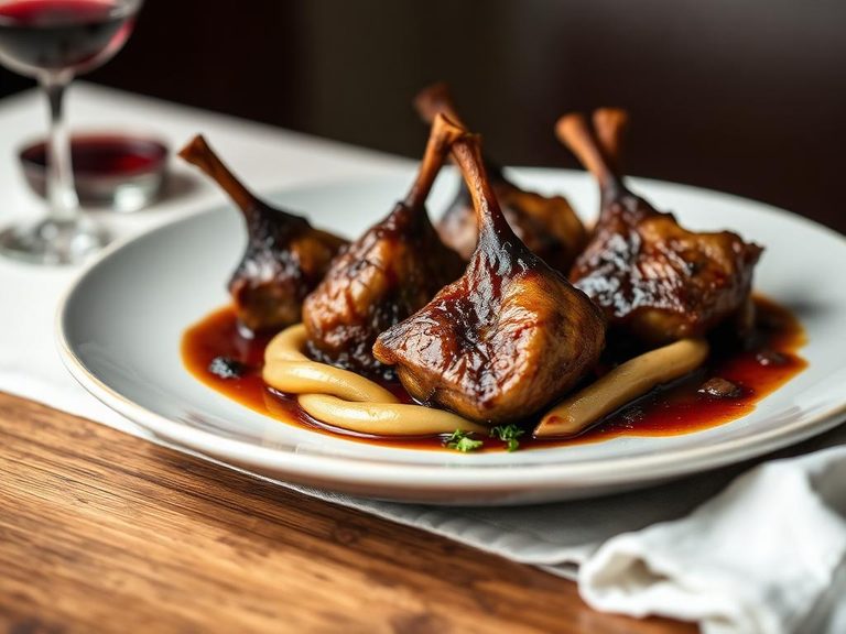 Braised lamb hearts with red wine