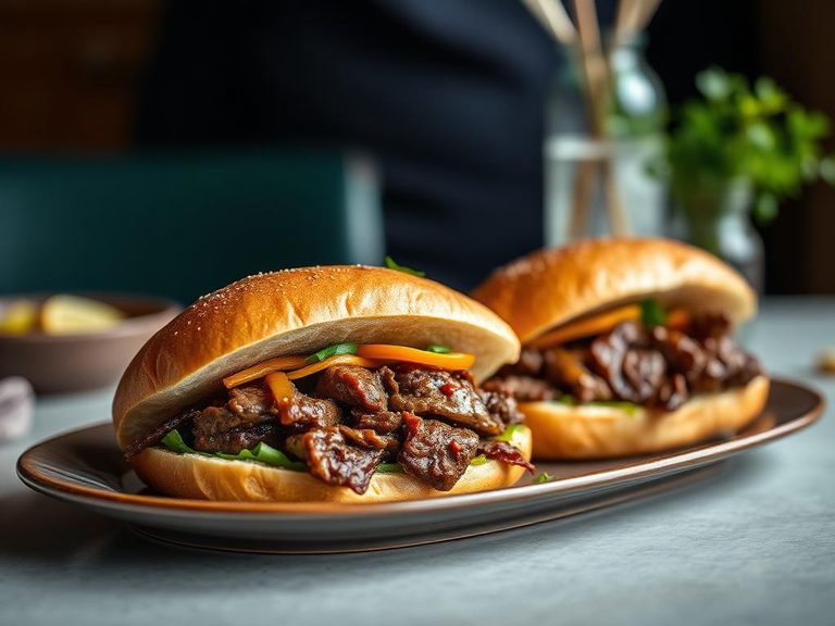 Braised Lamb Sandwiches