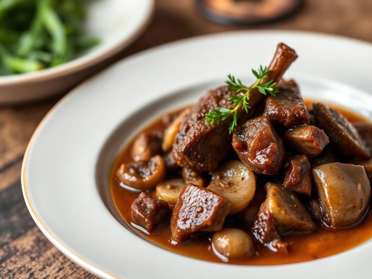 Braised Lamb Spleen with Onions
