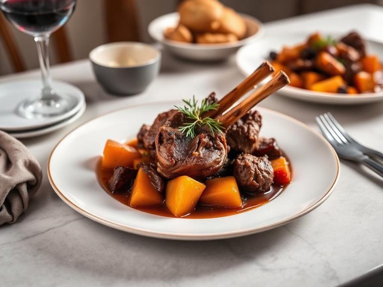 Braised Lamb with Root Vegetables