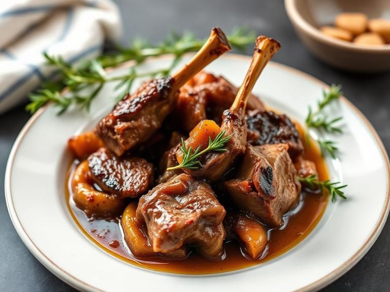 Braised Lamb with Rosemary