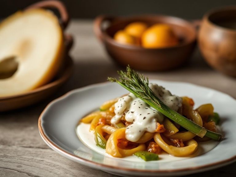 Braised Leeks with Cream
