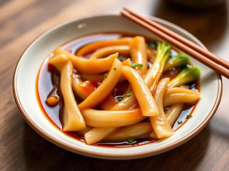 Braised Lotus Root in Soy Sauce