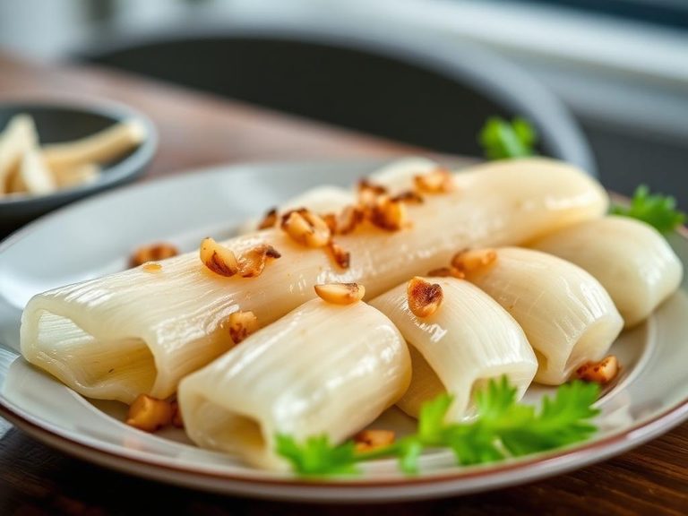 Braised Luffa with Garlic