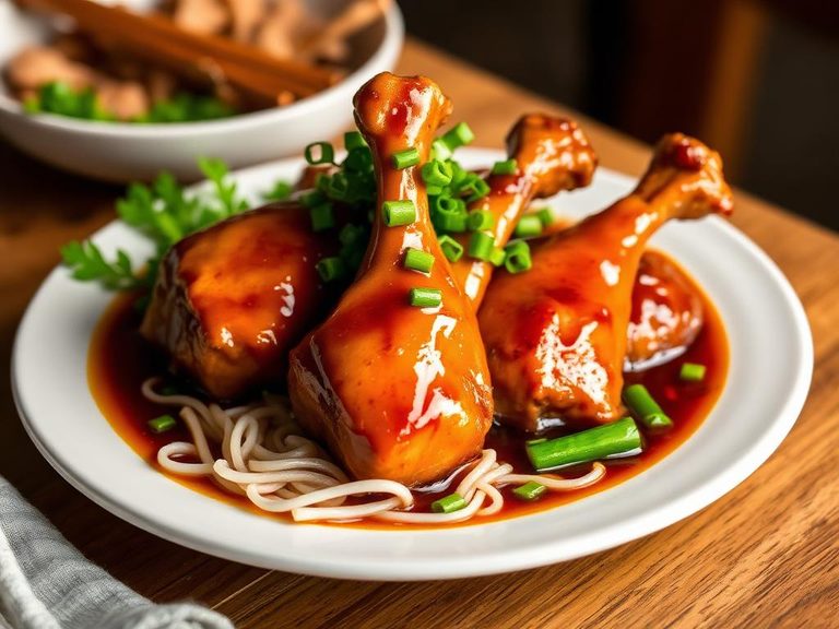 Braised Mock Chicken Legs in Soy Sauce