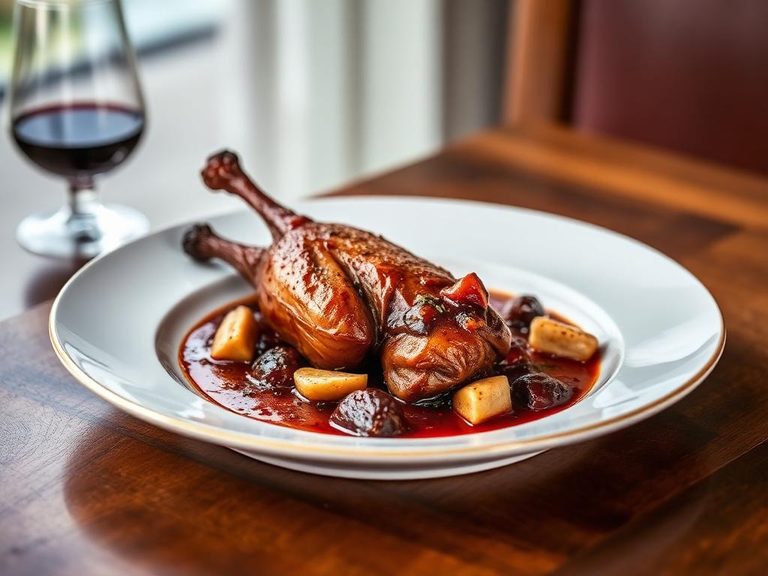 Braised Pigeon in Red Wine