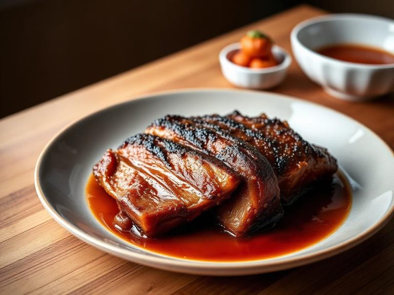 Braised pork belly