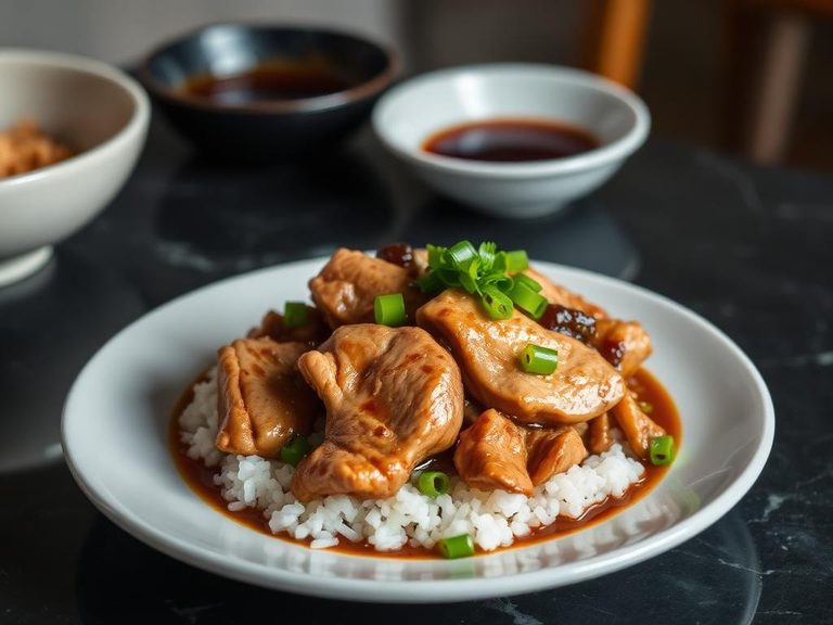 Braised Pork Brain in Soy Sauce