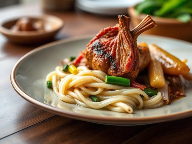 Braised Pork Heart with Vegetables