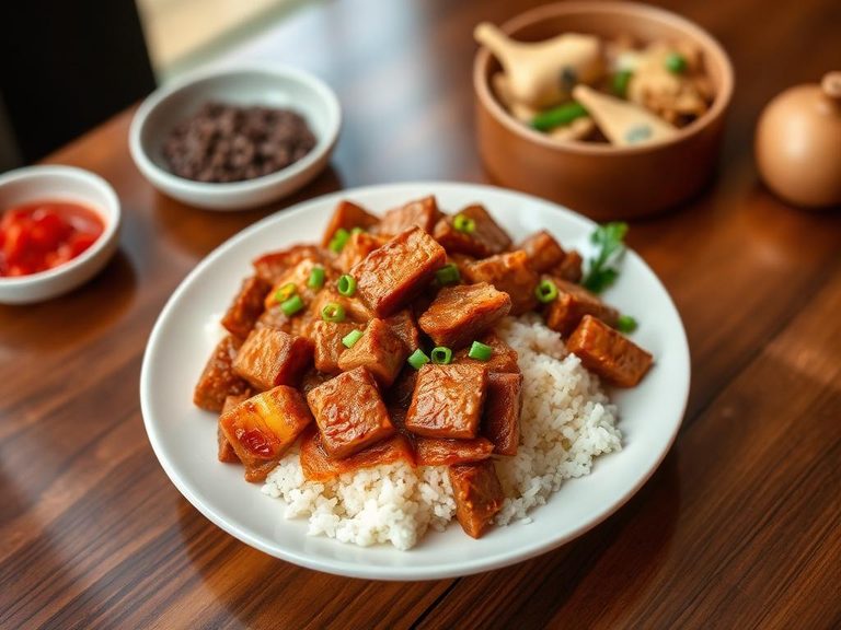 Braised Pork Rice (Taiwanese)