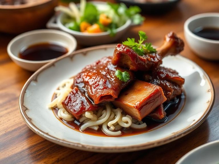 Braised Pork Tail in Soy Sauce