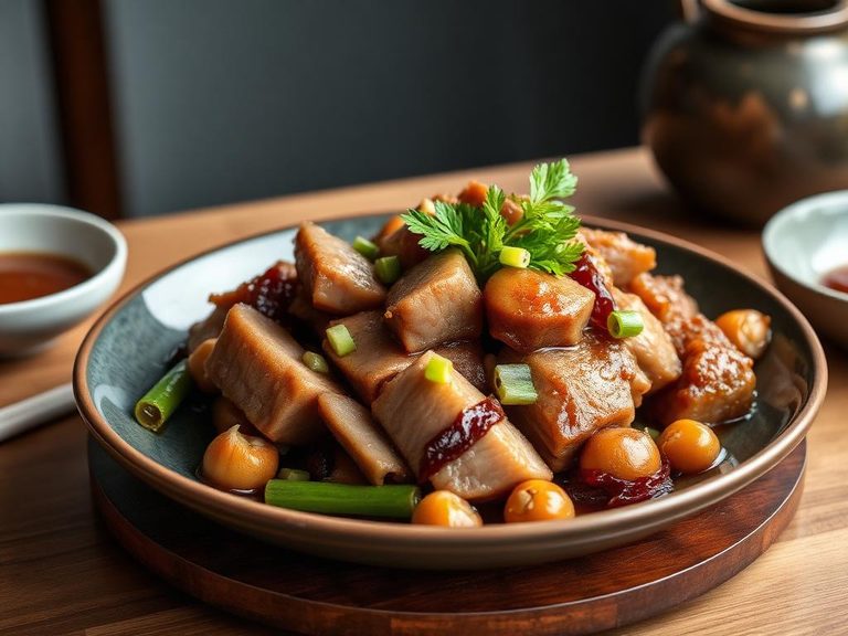 Braised Pork with Chestnuts