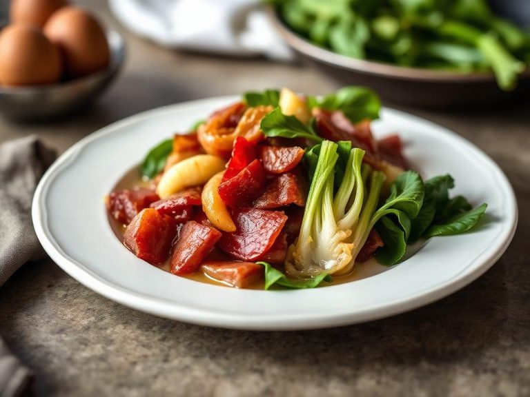 Braised Radicchio with Pancetta or Prosciutto