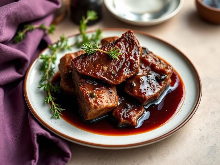 Braised Short Ribs with Prune Juice