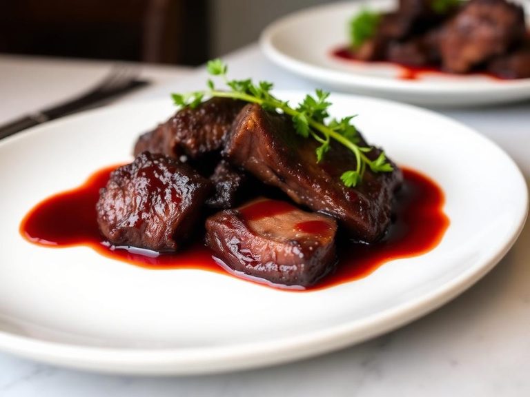 Braised Short Ribs with Red Wine Reduction
