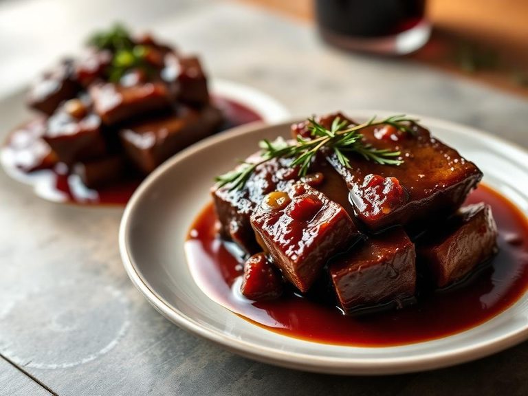 Braised Short Ribs with Red Wine