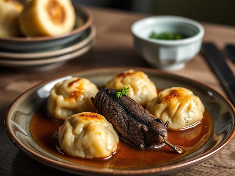Braised Squirrel with Dumplings