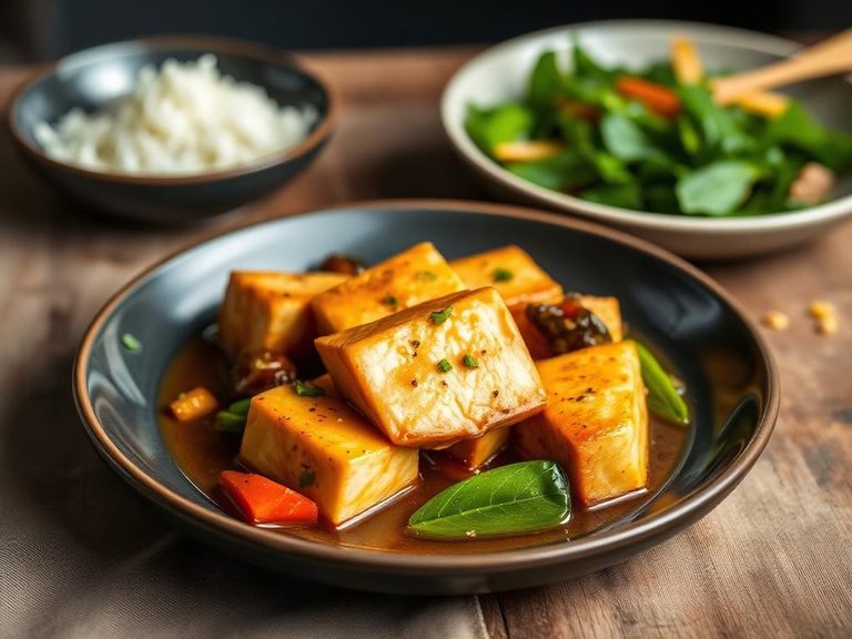 Braised tofu