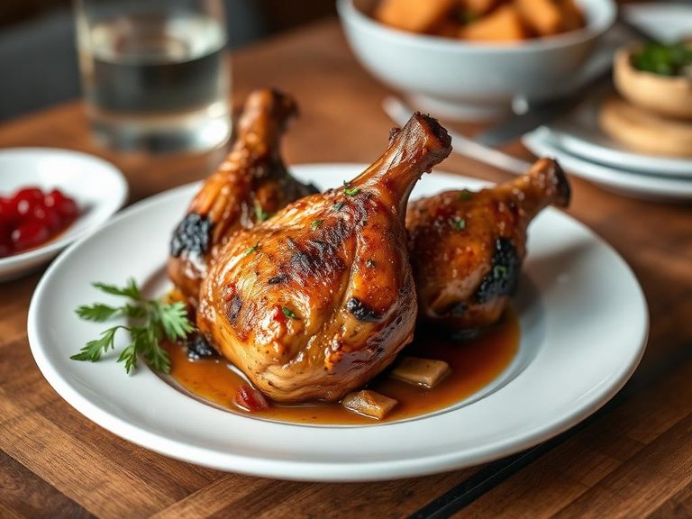 Braised Turkey Backs