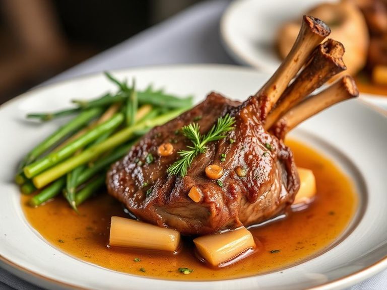 Braised Veal Shank with Herbs