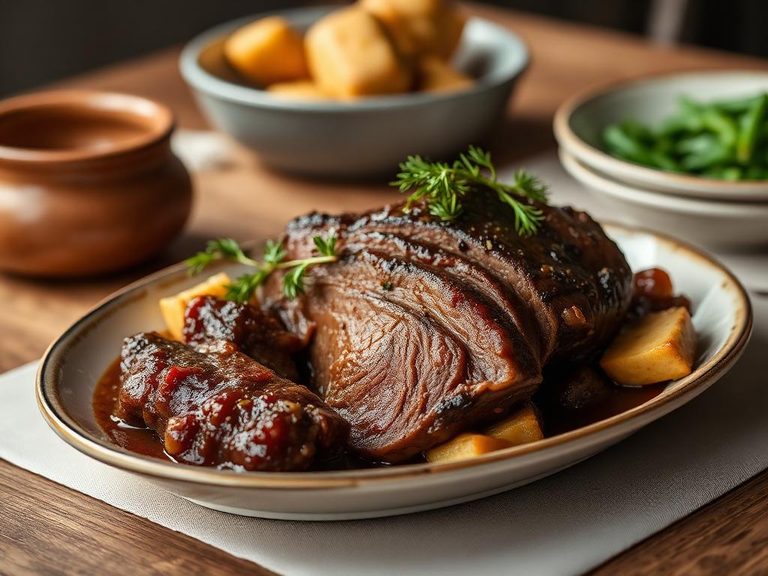 Braised Venison Roast