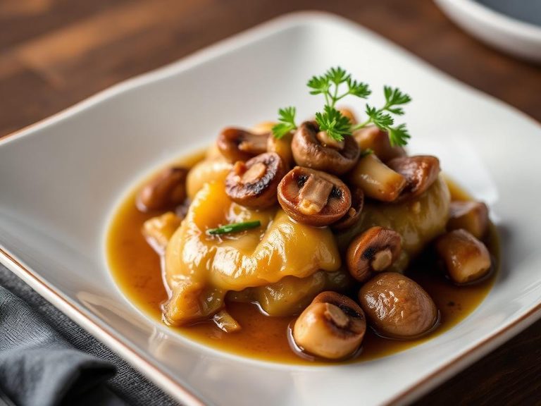 Braised Waxgourd with Mushrooms