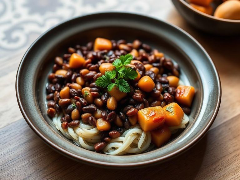 Braised with Lentils or Beans