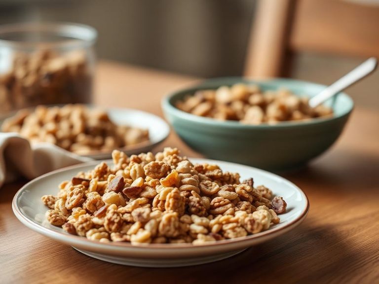 Bran cereal or granola