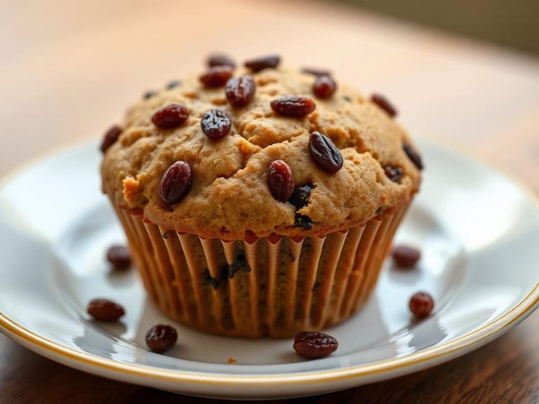 Bran Muffin with Raisins
