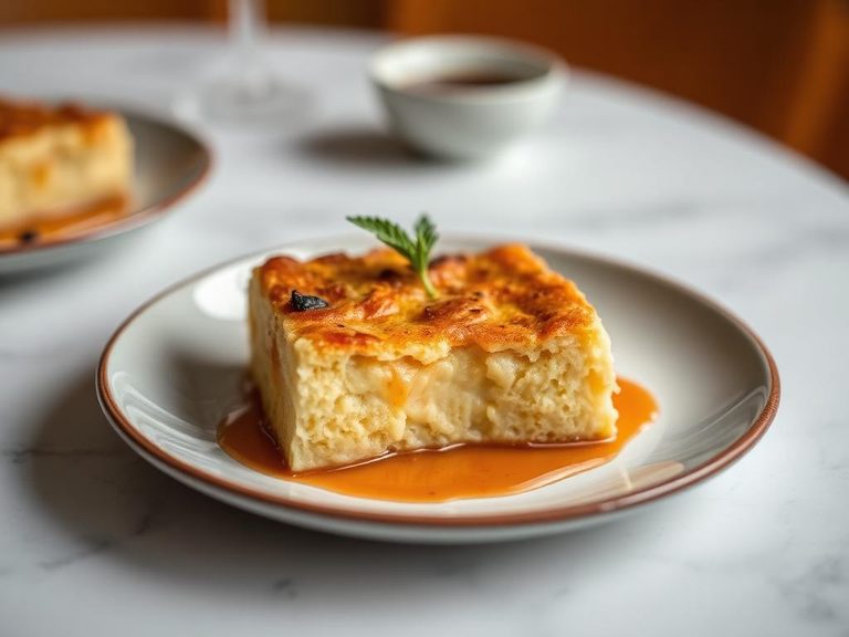 Bread and butter pudding