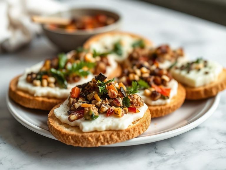 Bread and cracker toppings