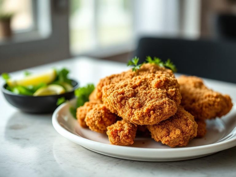 Breaded chicken or fish crust