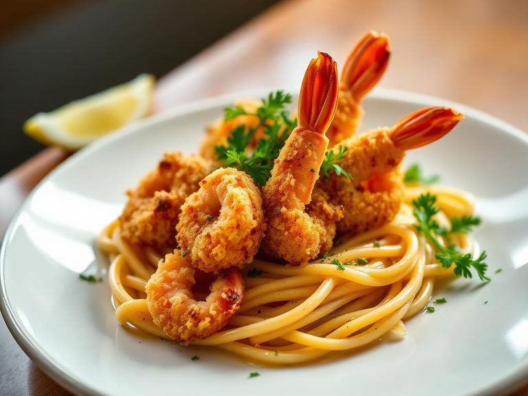 Breaded Shrimp Scampi