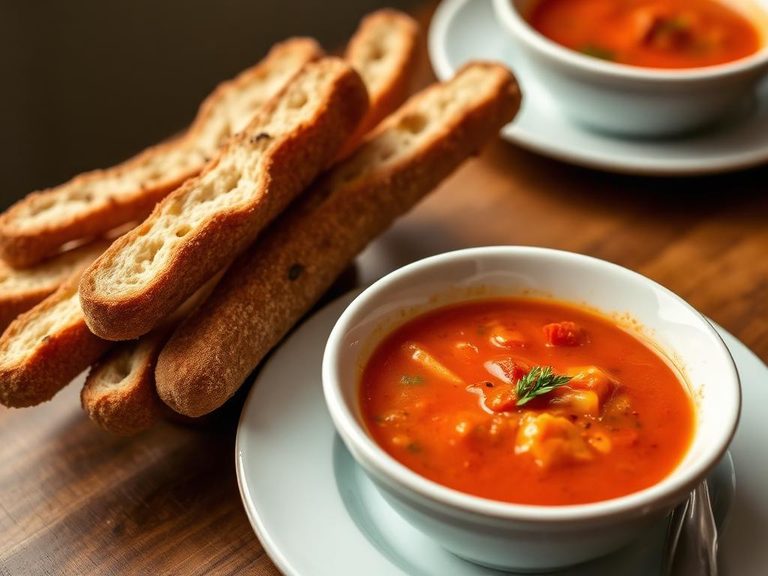 Breadstick and Soup Pairing