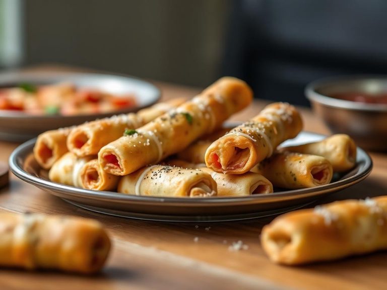 Breadstick pizza rolls