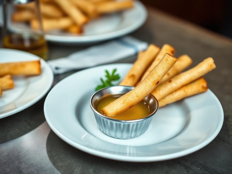 Breadsticks with dipping oil
