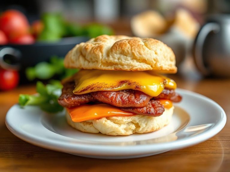 Breakfast Biscuit Melt