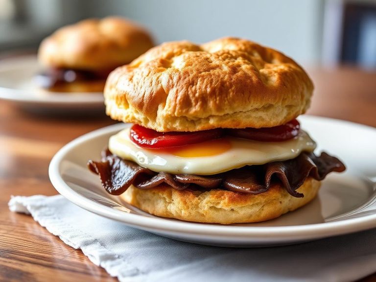 Breakfast Biscuit Sandwich